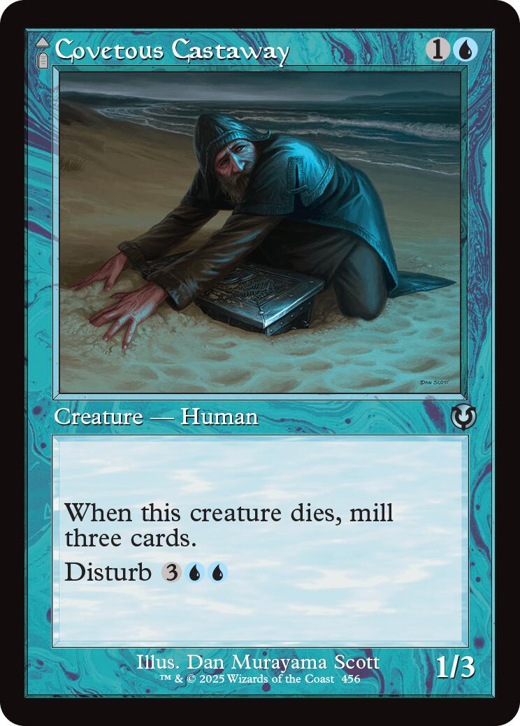 Covetous Castaway // Ghostly Castigator (Retro Frame) [Innistrad Remastered] | Cracking-Singles