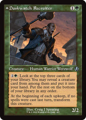 Duskwatch Recruiter // Krallenhorde Howler (Retro Frame) [Innistrad Remastered] | Cracking-Singles