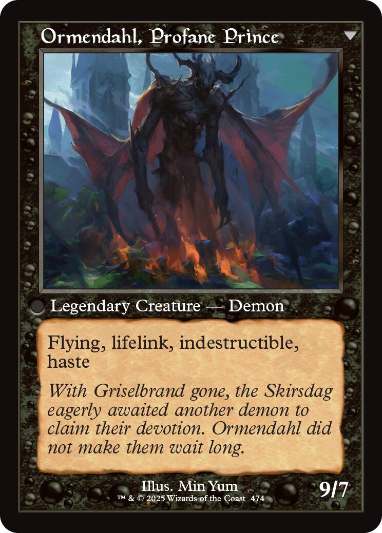 Westvale Abbey // Ormendahl, Profane Prince (Retro Frame) [Innistrad Remastered] | Cracking-Singles