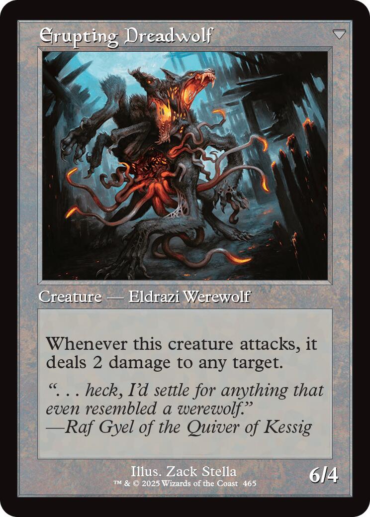 Smoldering Werewolf // Erupting Dreadwolf (Retro Frame) [Innistrad Remastered] | Cracking-Singles