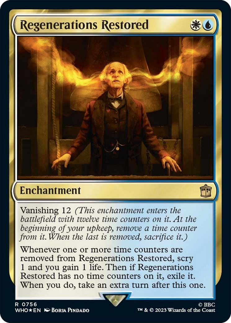 Regenerations Restored (Surge Foil) [Doctor Who] | Cracking-Singles