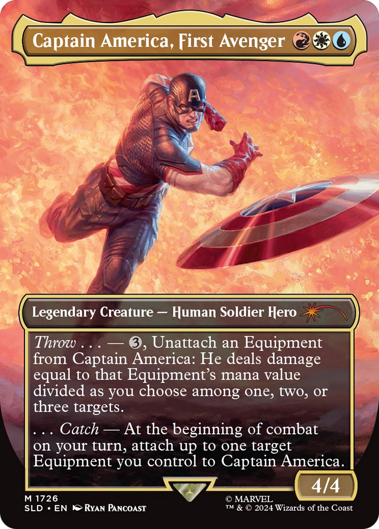 Captain America, First Avenger (Rainbow Foil) [Secret Lair Drop Series] | Cracking-Singles