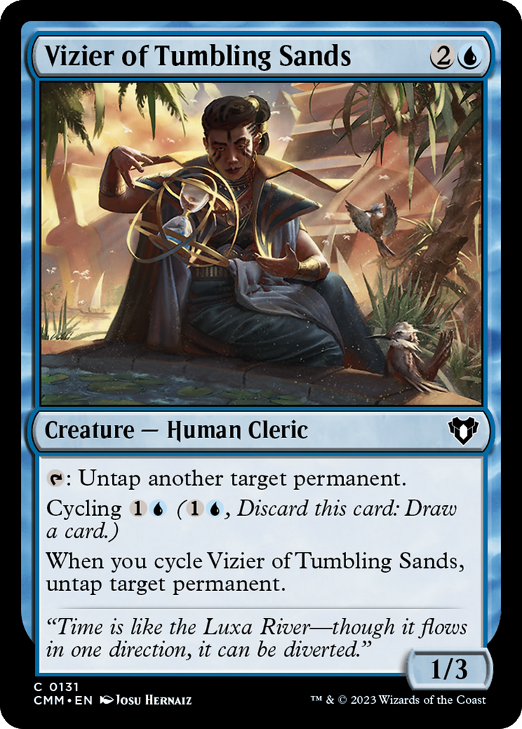 Vizier of Tumbling Sands [Commander Masters] | Cracking-Singles