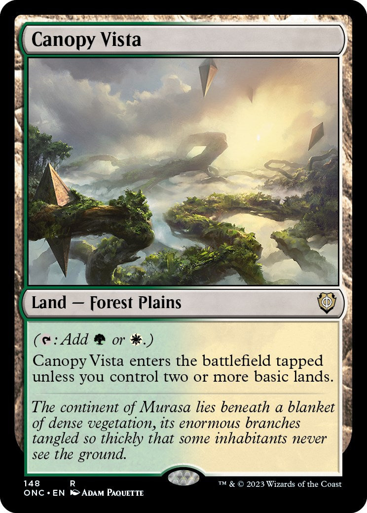 Canopy Vista [Phyrexia: All Will Be One Commander] | Cracking-Singles