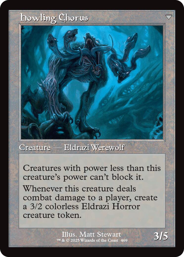 Shrill Howler // Howling Chorus (Retro Frame) [Innistrad Remastered] | Cracking-Singles