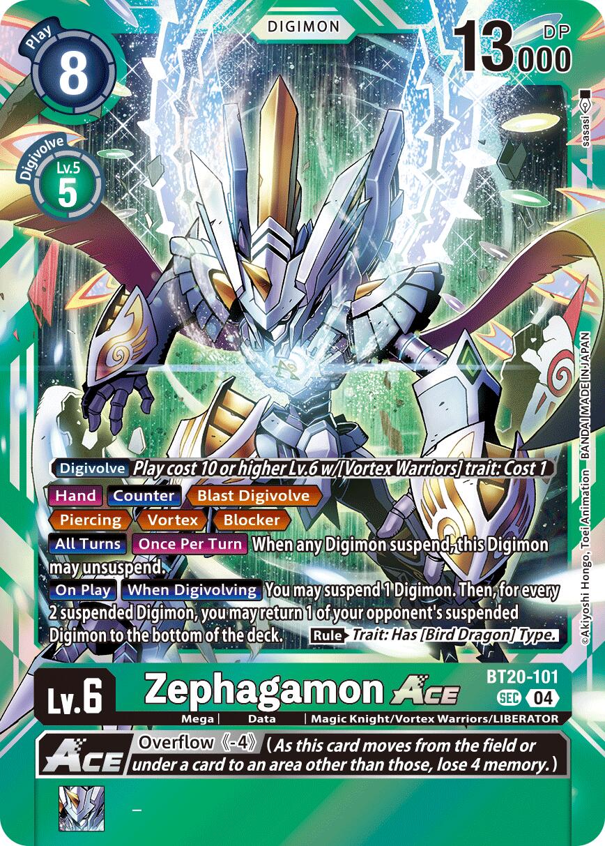 Zephagamon ACE [BT20-101] [Release Special Booster Ver.2.5] | Cracking-Singles