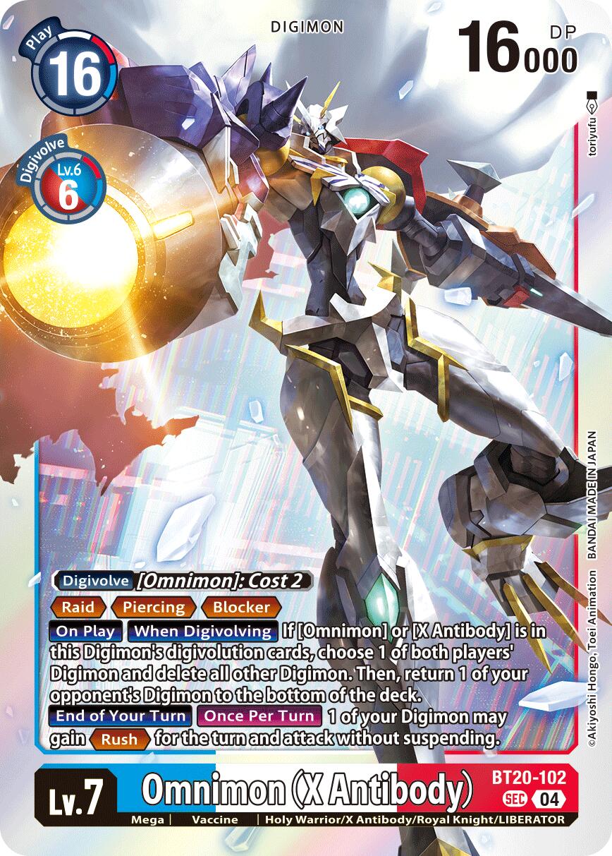 Omnimon [BT20-102] (X Antibody) [Release Special Booster Ver.2.5] | Cracking-Singles