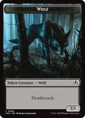 Wolf (0009) // Wolf (0018) Double-Sided Token [Innistrad Remastered Tokens] | Cracking-Singles