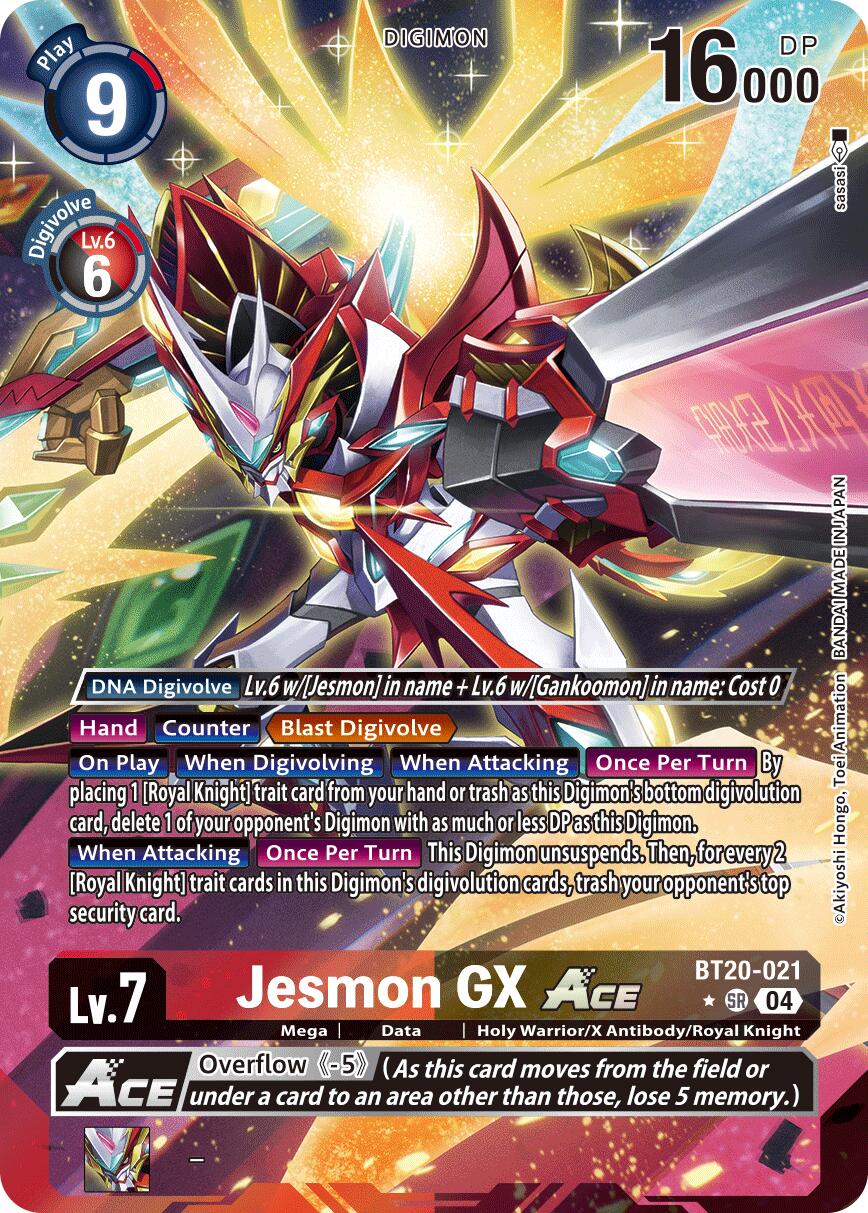 Jesmon GX ACE [BT20-021] (Alternate Art) [Release Special Booster Ver.2.5] | Cracking-Singles