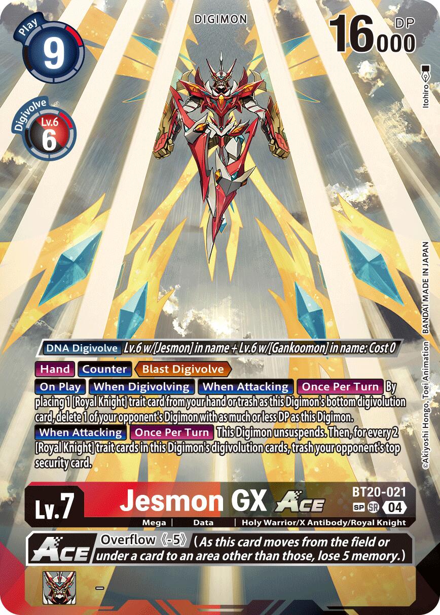 Jesmon GX ACE [BT20-021] (Textured) [Release Special Booster Ver.2.5] | Cracking-Singles