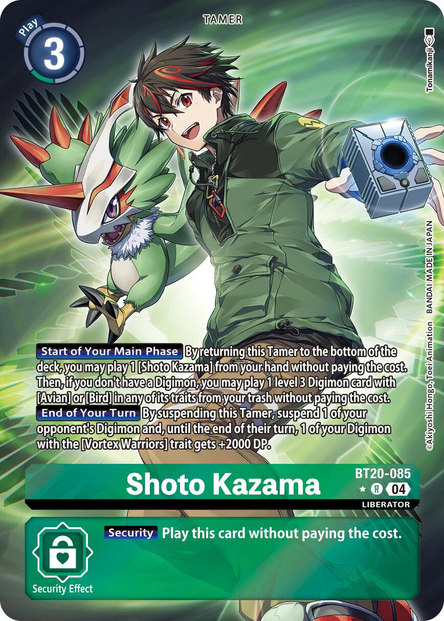 Shoto Kazama [BT20-085] (Alternate Art) [Release Special Booster Ver.2.5] | Cracking-Singles