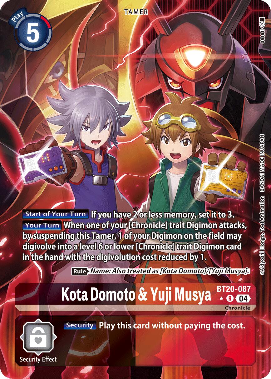 Kota Domoto & Yuji Musya [BT20-087] (Alternate Art) [Release Special Booster Ver.2.5] | Cracking-Singles