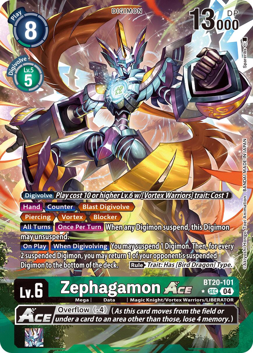 Zephagamon ACE [BT20-101] (Alternate Art) [Release Special Booster Ver.2.5] | Cracking-Singles