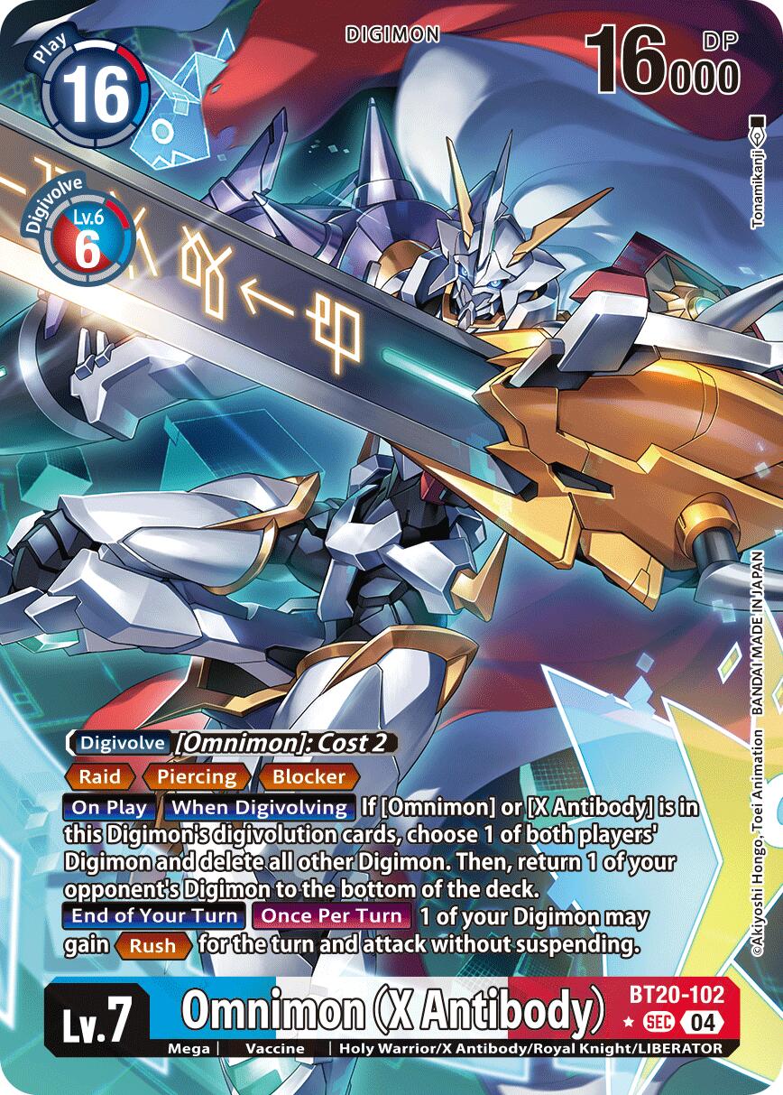 Omnimon [BT20-102] (X Antibody) (Alternate Art) [Release Special Booster Ver.2.5] | Cracking-Singles