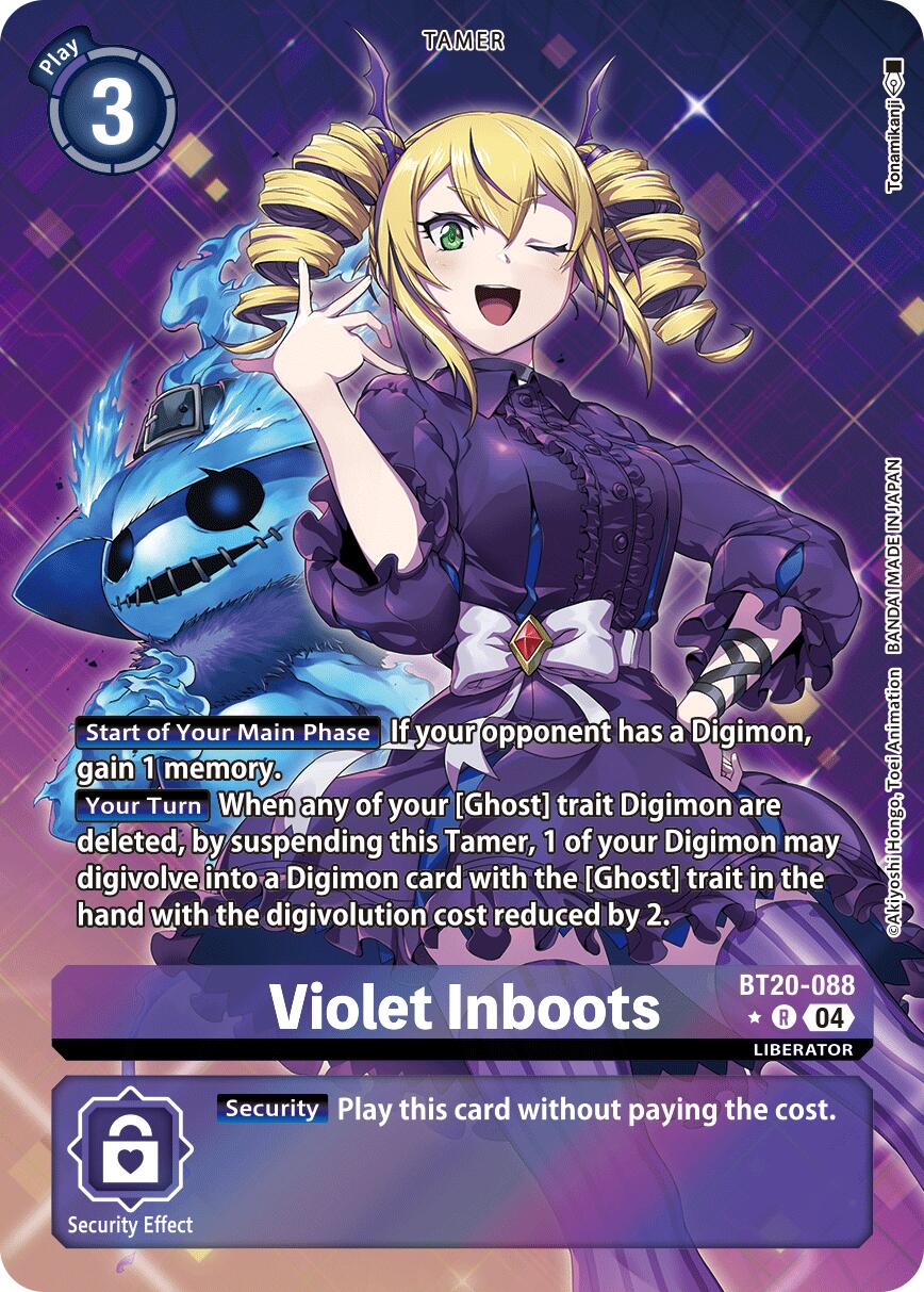 Violet Inboots [BT20-088] - BT20-088 (Alternate Art) [Release Special Booster Ver.2.5] | Cracking-Singles