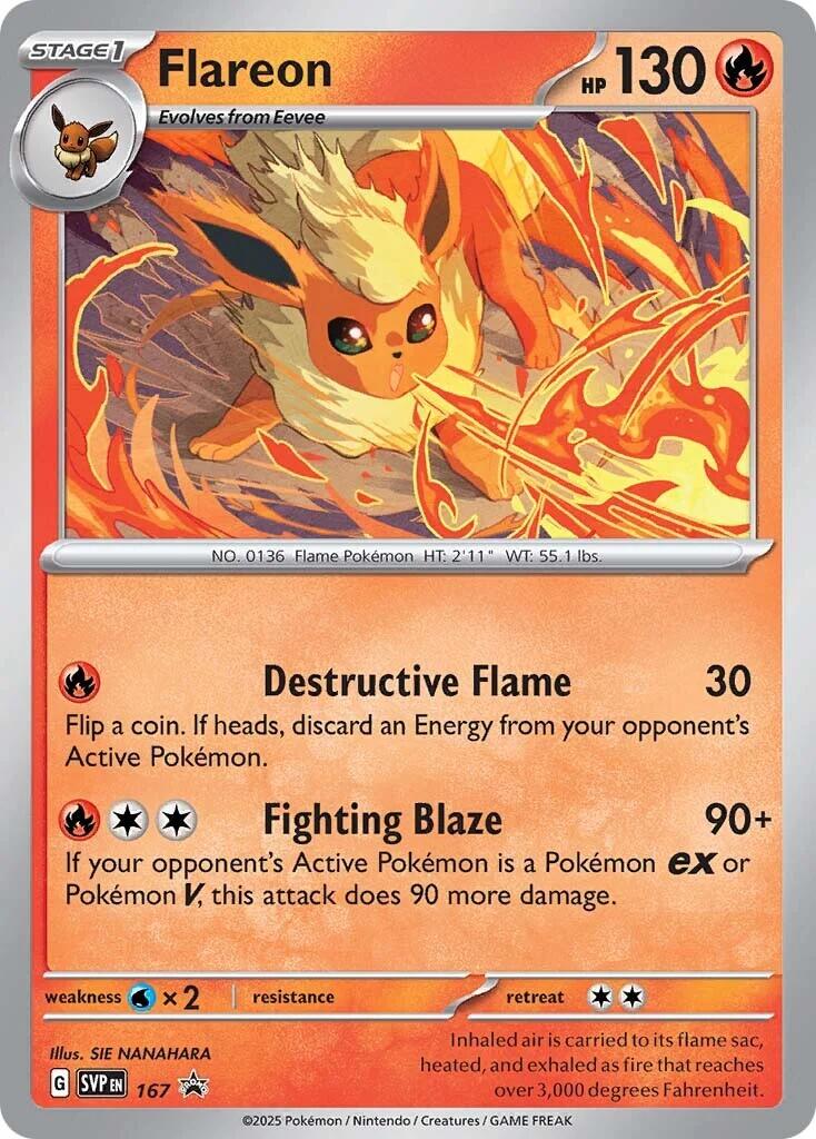 Flareon (SVP167) [Scarlet & Violet: Black Star Promos] | Cracking-Singles