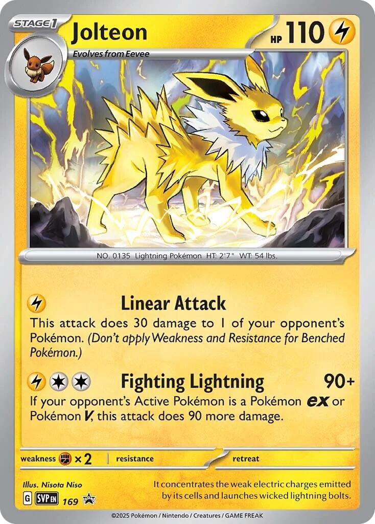 Jolteon (SVP169) [Scarlet & Violet: Black Star Promos] | Cracking-Singles