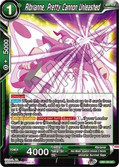 Ribrianne, Pretty Cannon Unleashed (EB1-033) [Battle Evolution Booster] | Cracking-Singles