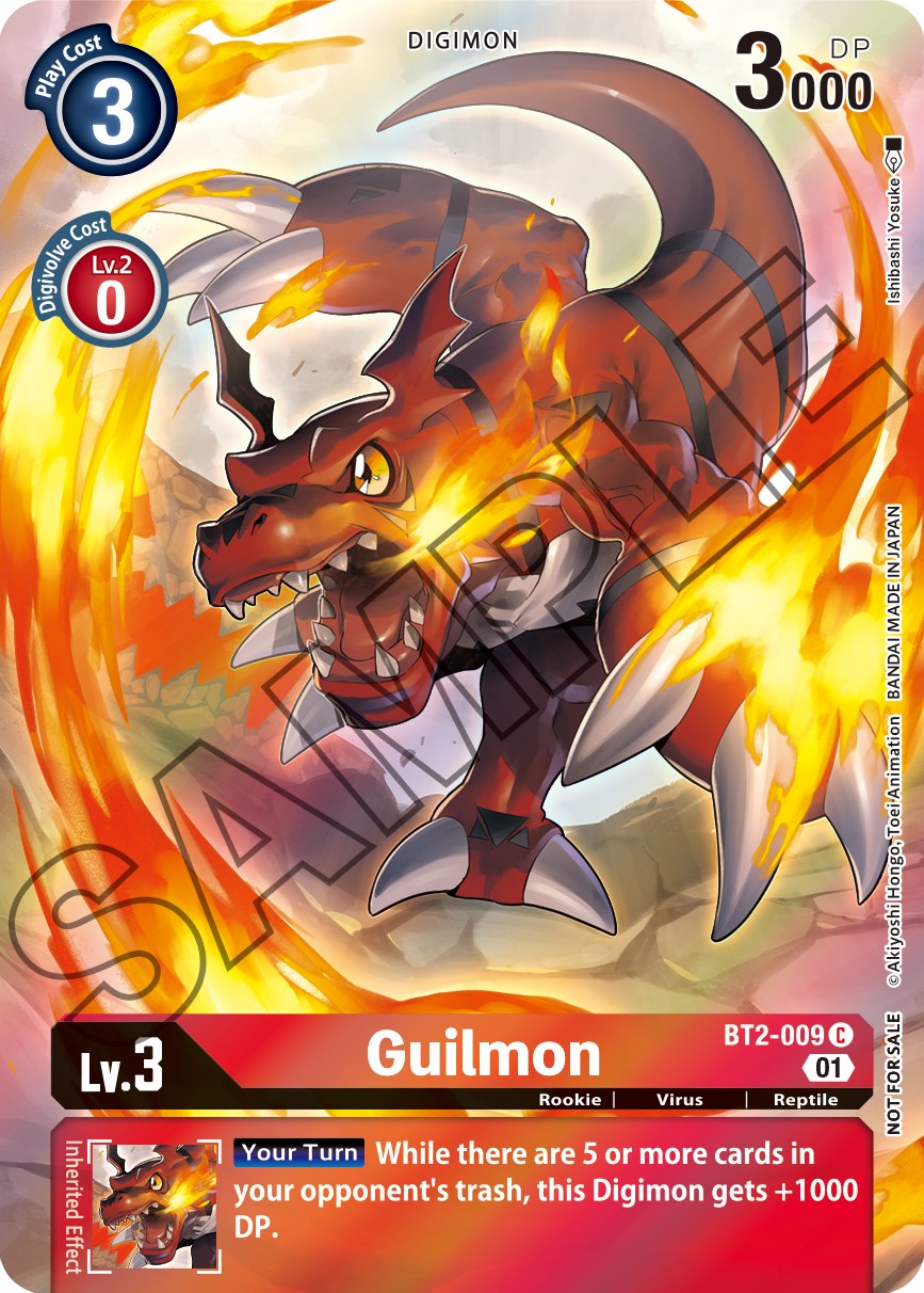 Guilmon [BT2-009] (Tamer's Card Set 1) [Release Special Booster Promos] | Cracking-Singles