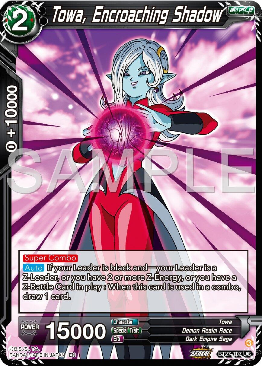 Towa, Encroaching Shadow (BT27-107) [History of Z] | Cracking-Singles