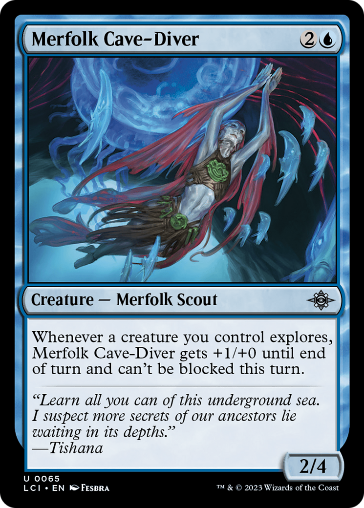 Merfolk Cave-Diver [The Lost Caverns of Ixalan] | Cracking-Singles