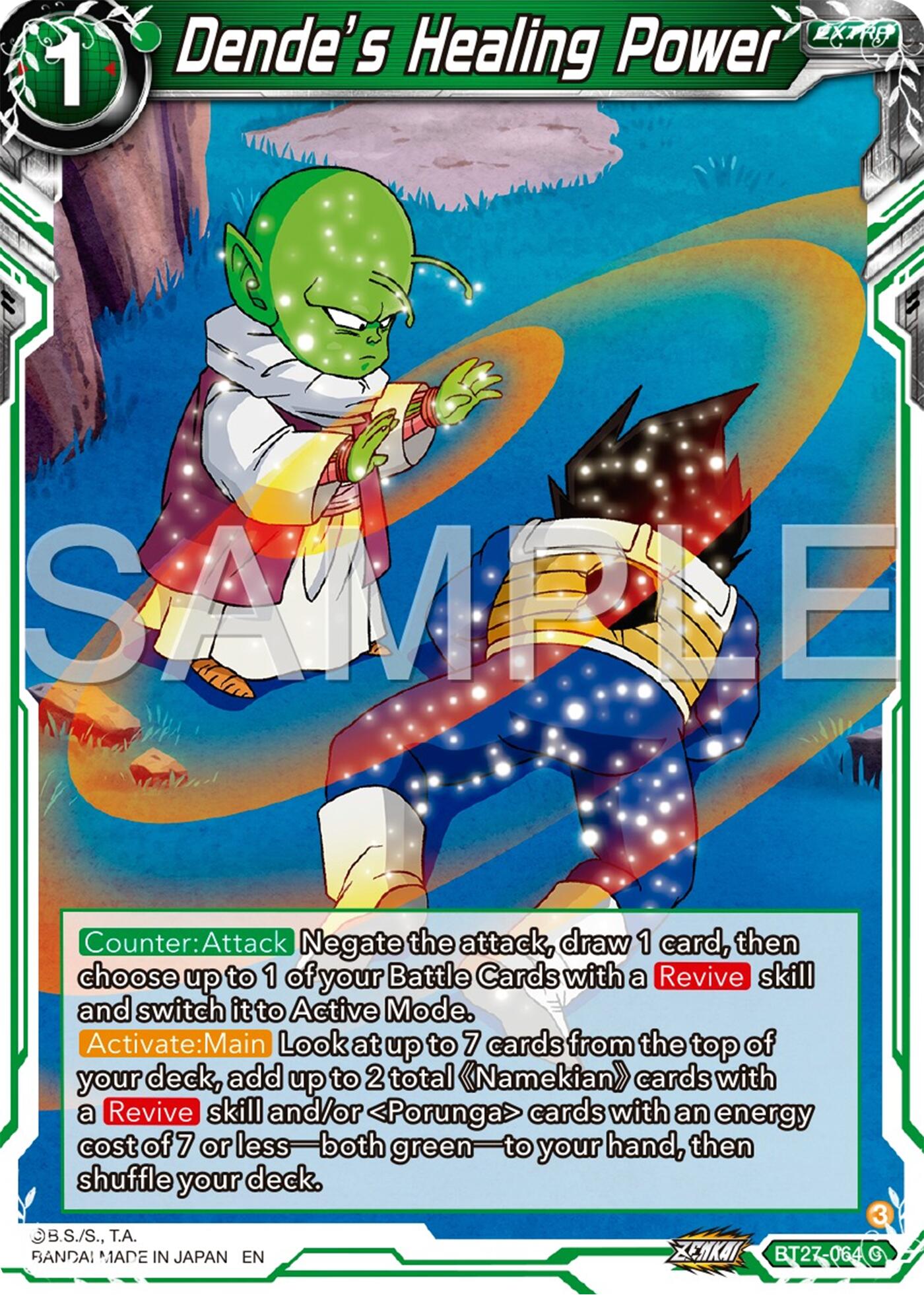 Dende's Healing Power (BT27-064) [History of Z] | Cracking-Singles