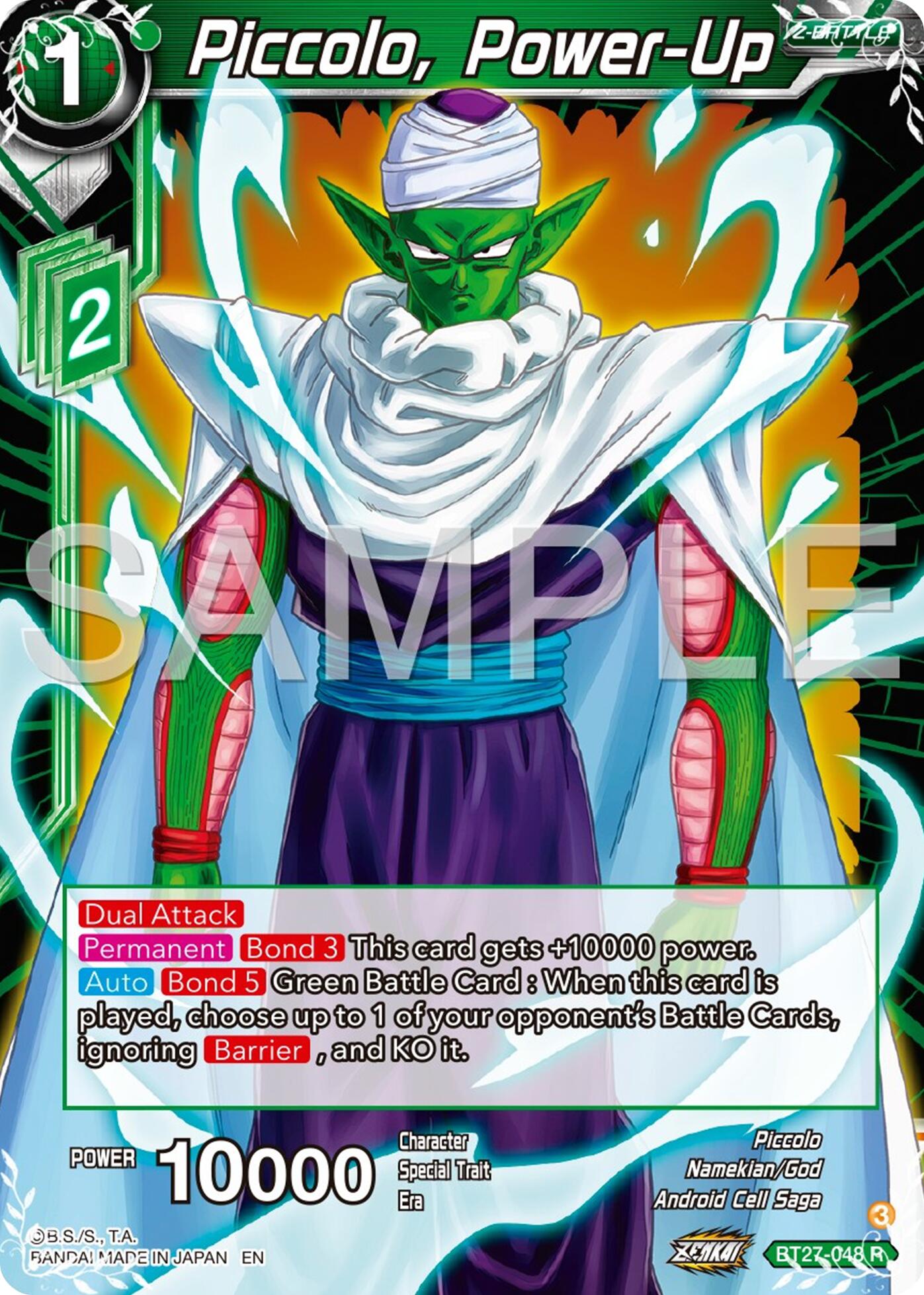 Piccolo, Power-Up (BT27-048) [History of Z] | Cracking-Singles