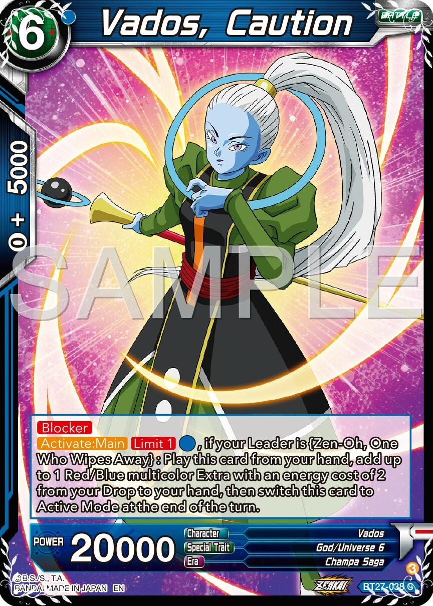 Vados, Caution (BT27-038) [History of Z] | Cracking-Singles