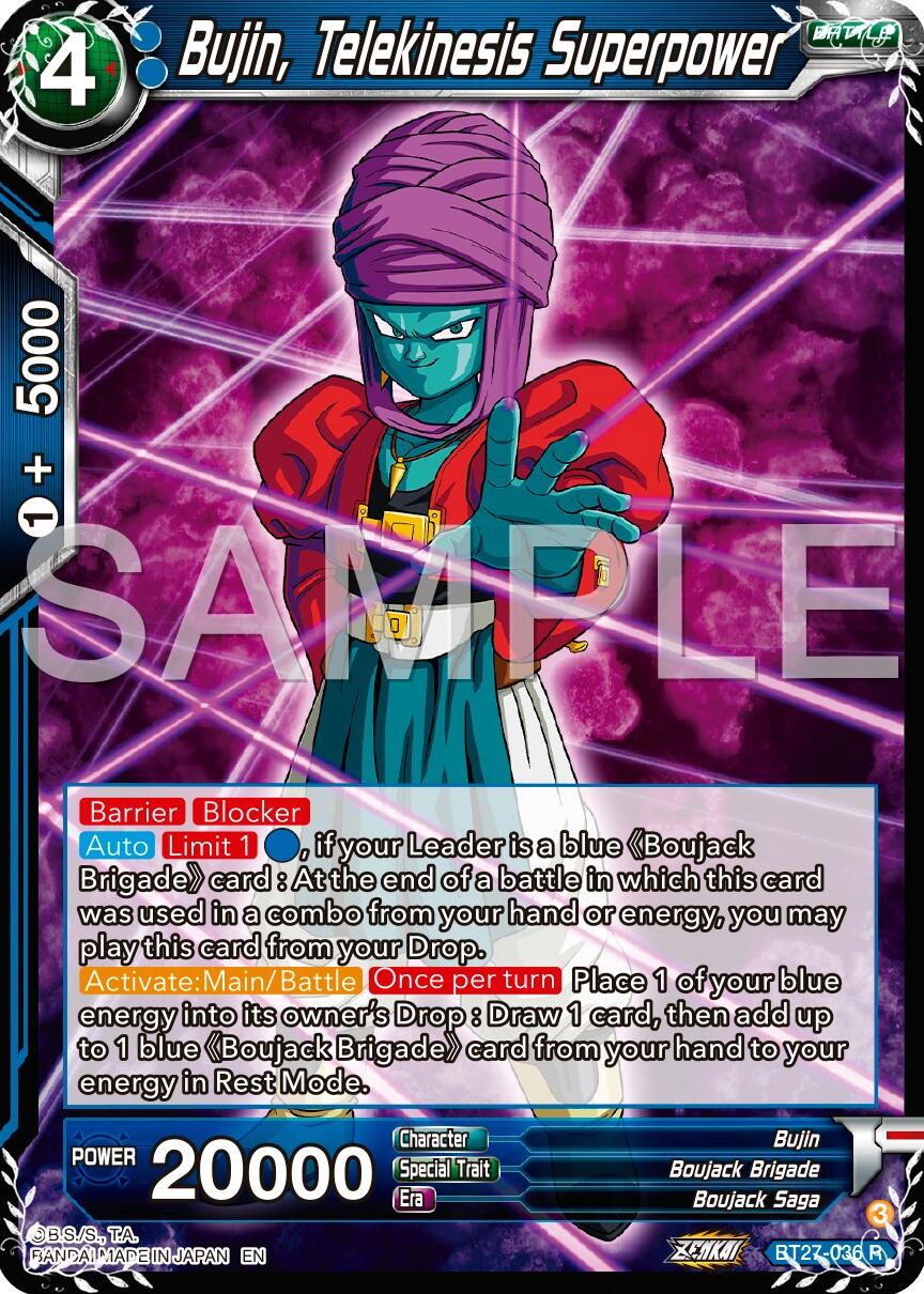 Bujin, Telekinesis Superpower (BT27-036) [History of Z] | Cracking-Singles