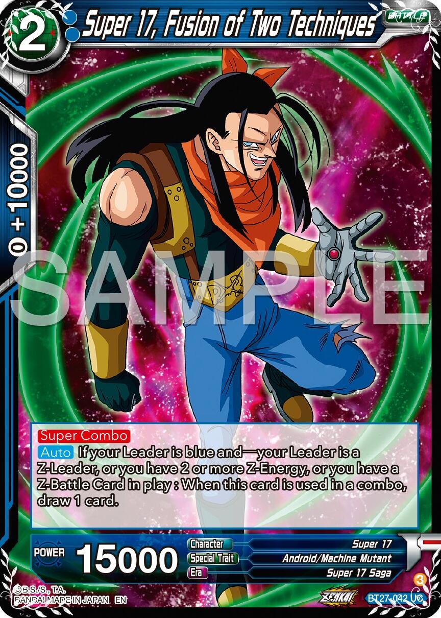 Super 17, Fusion of Two Techniques (BT27-042) [History of Z] | Cracking-Singles