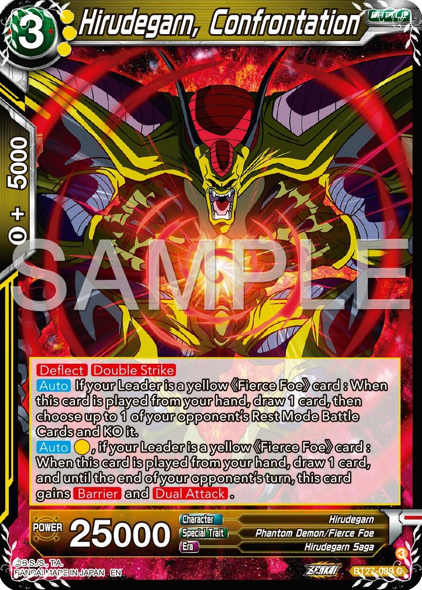 Hirudegarn, Confrontation (BT27-089) [History of Z] | Cracking-Singles