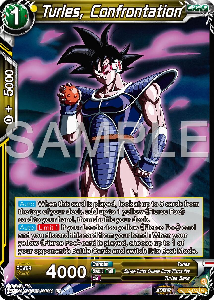 Turles, Confrontation (BT27-075) [History of Z] | Cracking-Singles