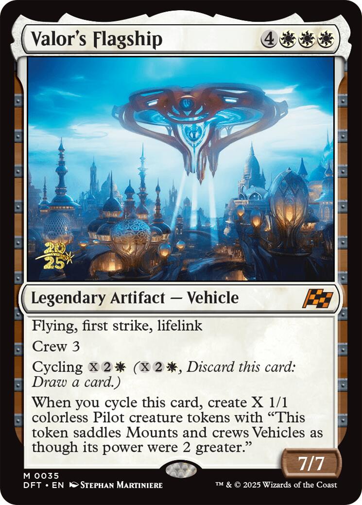 Valor's Flagship [Aetherdrift Prerelease Promos] | Cracking-Singles