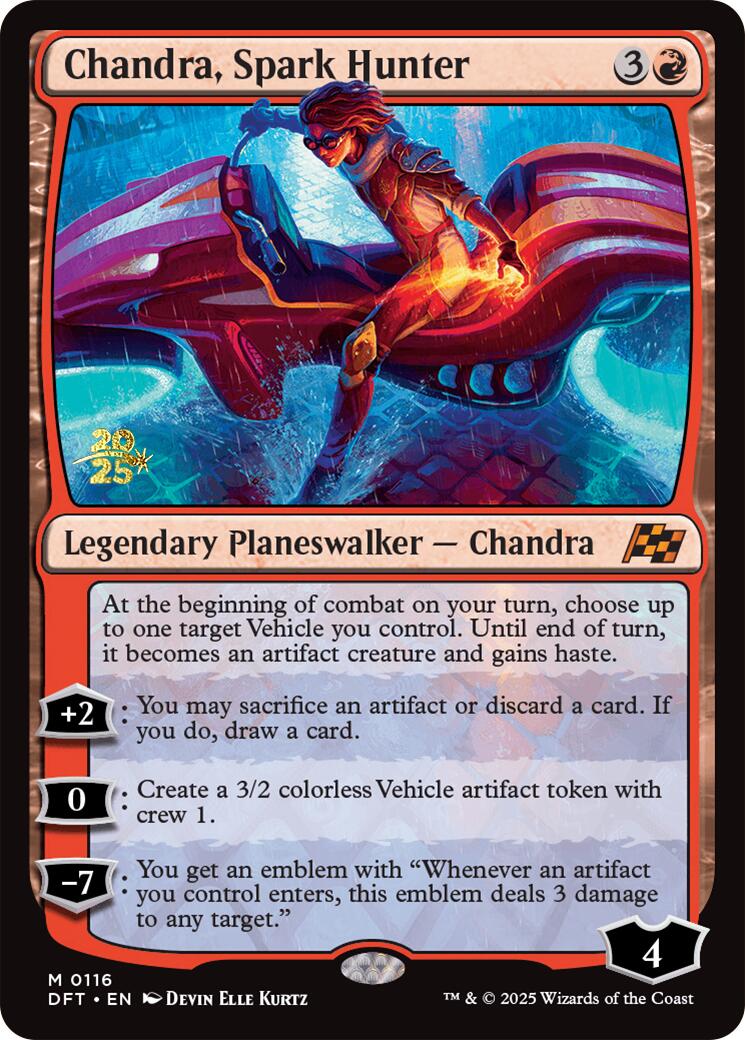 Chandra, Spark Hunter [Aetherdrift Prerelease Promos] | Cracking-Singles