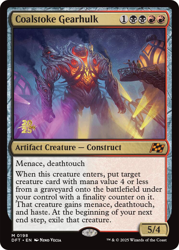 Coalstoke Gearhulk [Aetherdrift Prerelease Promos] | Cracking-Singles