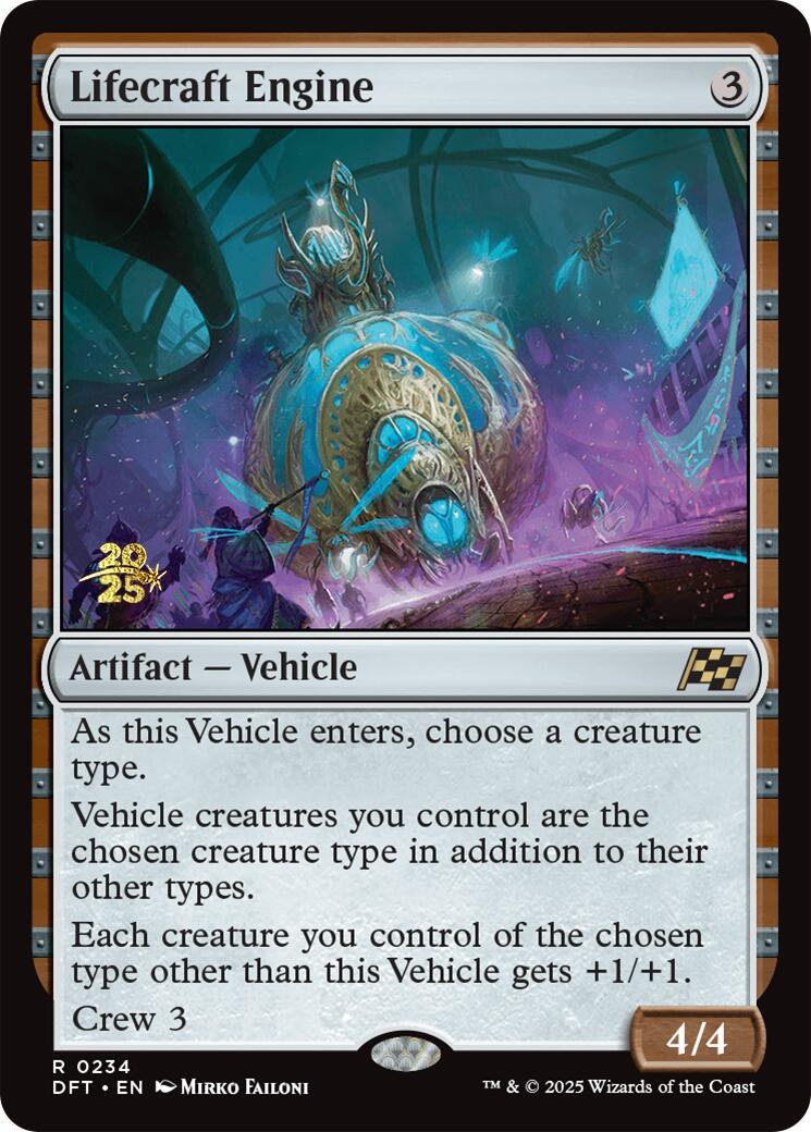 Lifecraft Engine [Aetherdrift Prerelease Promos] | Cracking-Singles