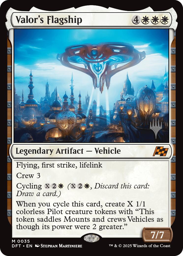 Valor's Flagship [Aetherdrift Promos] | Cracking-Singles