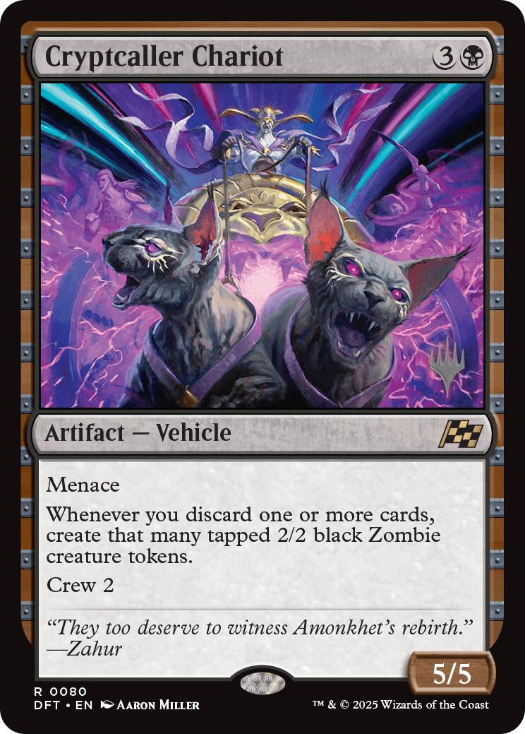 Cryptcaller Chariot [Aetherdrift Promos] | Cracking-Singles