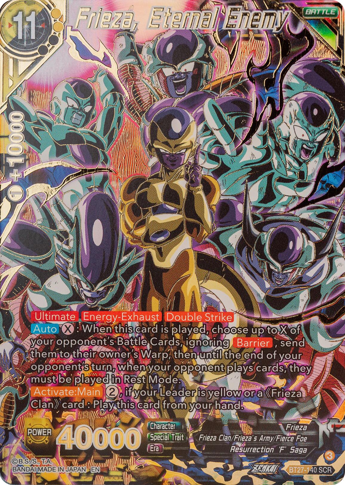 Frieza, Eternal Enemy (BT27-140) [History of Z] | Cracking-Singles