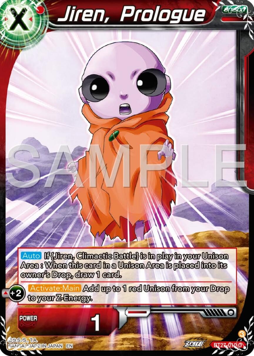 Jiren, Prologue (BT27-010) [History of Z] | Cracking-Singles