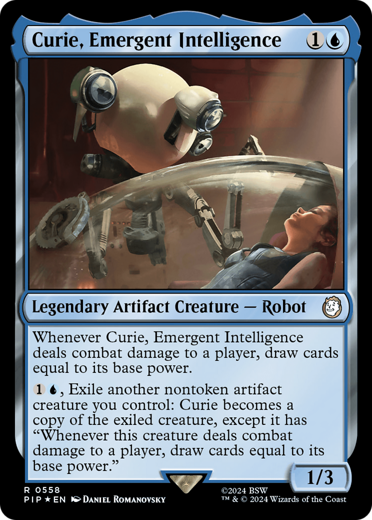 Curie, Emergent Intelligence (Surge Foil) [Fallout] | Cracking-Singles