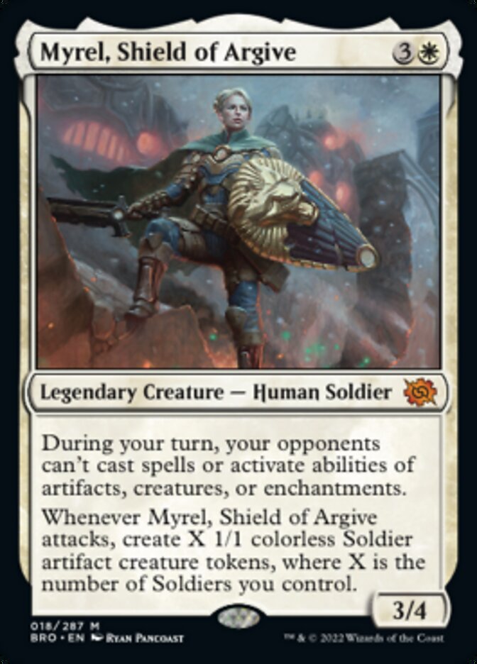 Myrel, Shield of Argive (Promo Pack) [The Brothers' War Promos] | Cracking-Singles