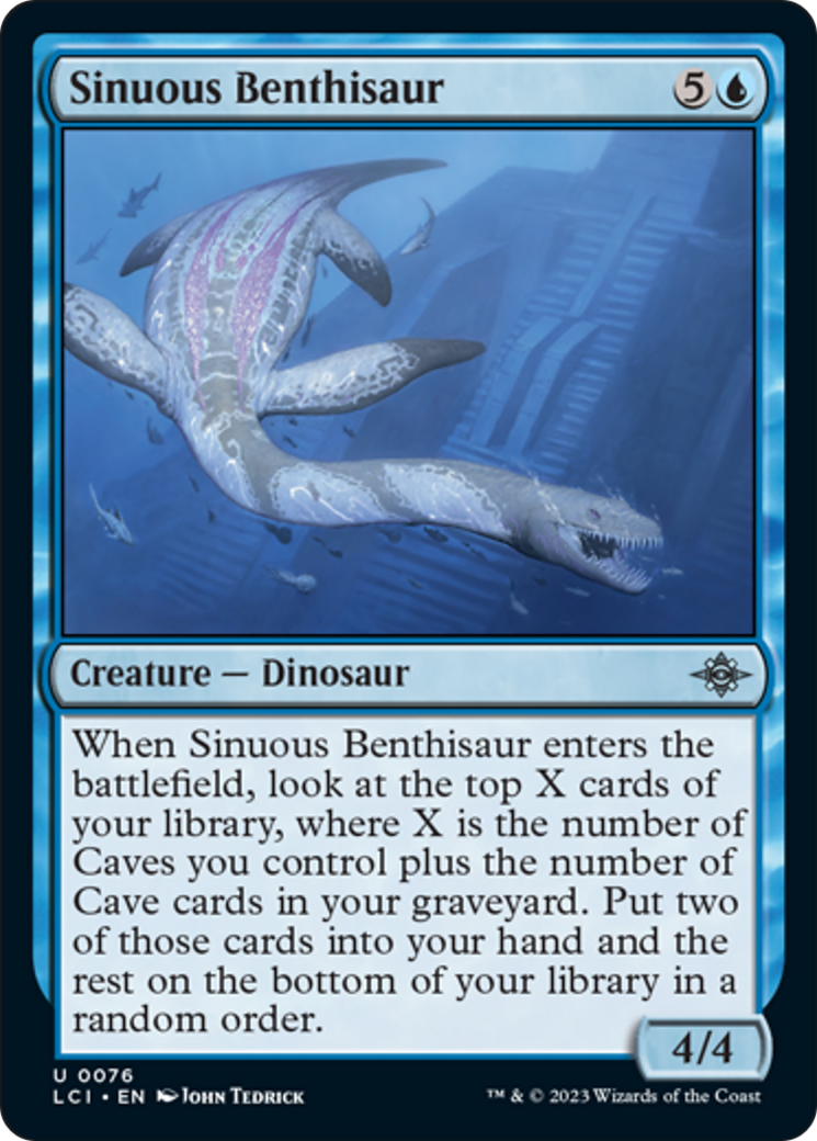 Sinuous Benthisaur [The Lost Caverns of Ixalan] | Cracking-Singles