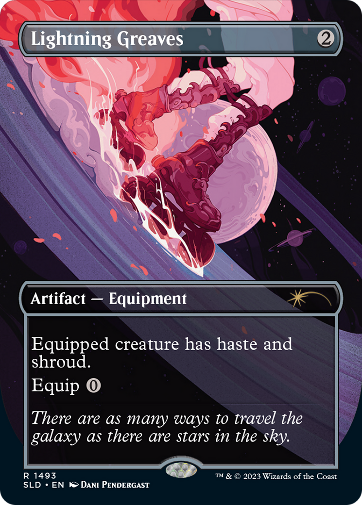 Lightning Greaves (1493) (Galaxy Foil) [Secret Lair Drop Series] | Cracking-Singles