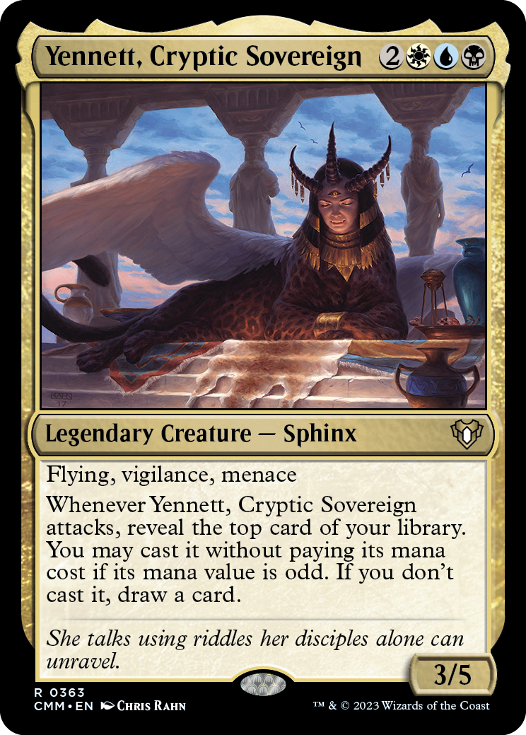 Yennett, Cryptic Sovereign [Commander Masters] | Cracking-Singles