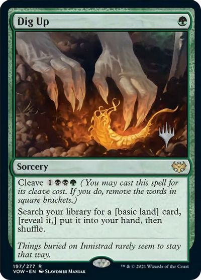 Dig Up (Promo Pack) [Innistrad: Crimson Vow Promos] | Cracking-Singles