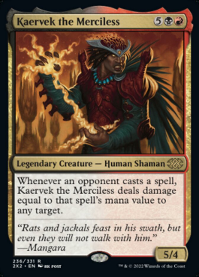 Kaervek the Merciless [Double Masters 2022] | Cracking-Singles