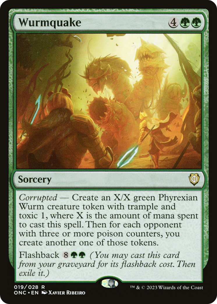 Wurmquake [Phyrexia: All Will Be One Commander] | Cracking-Singles