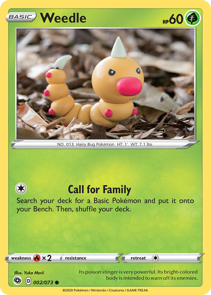 Weedle (002/073) [Sword & Shield: Champion's Path] | Cracking-Singles