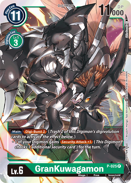 GranKuwagamon [P-025] [Promotional Cards] | Cracking-Singles